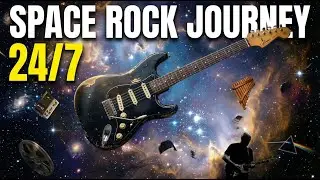 Floyd/Gilmour-Style Ambient Instrumental Rock 🌒🎸 | Cinematic Guitar Journey &bull; 24/7