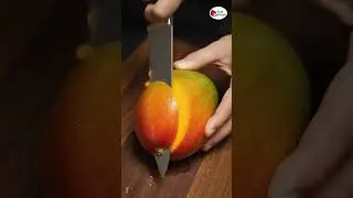 Hyper-Realistic Mango Slicing | Cinematic ASMR in Slow Motion #asmr #fruitvisuals #shorts