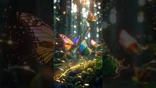 Magical Butterfly Transformation | Fantasy Animation for Relaxation & Screensaver
