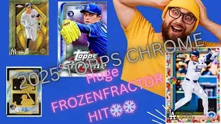 2025 TOPPS CHROME HOBBY BOX - HUGE MIKE TROUT HIT