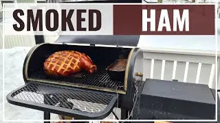 How to Smoke a Whole Ham | BBQ Ham recipe on Offset Smoker