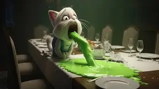 Green Poison Shock at Family Dinner  Dark Animated Safety Story for Kids