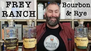 Frey Ranch Four Grain & Farm Strength Uncut Bourbon plus Frey Ranch Bottled-in-Bond Rye Whiskey