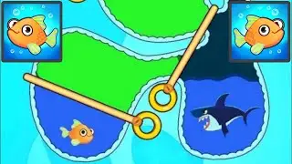 Save the fish all levels #45 gameplay (iOS & Android)