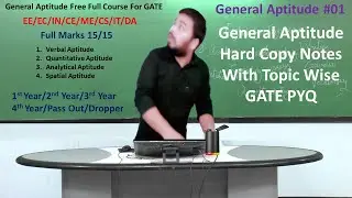 General Aptitude comprehensive complete free full course announcement for GATE Exam