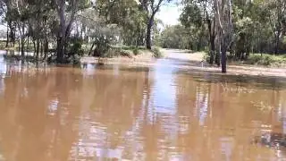 west of toowoomba floodway over again after local rain