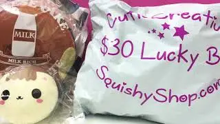 $30 Squishy Shop Lucky Bag Grab Bag Aug 2018 | Toy Tiny