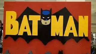 LEGO Batman Gotham Theater comic book scene &ndash; BrickCon 2015