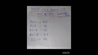 HSSC CET GROUP 57 CUTOFF