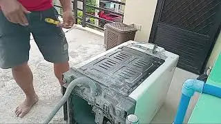 Repair appliances #replace #parts #shorts #circuit #subscribe @JuanitoVerzosa ikakabit drain motor