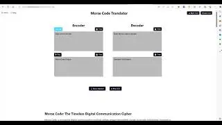 Introduction to Morse Code Translator (English Subtitles)