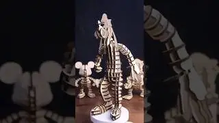 #puzzle #3dpuzzle Immersive Assembly Experience-EP3#goofy #disney #lasercutting with basswood