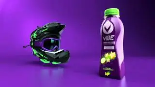 VIBE ENERGY JUICE DRINK (Helmet)