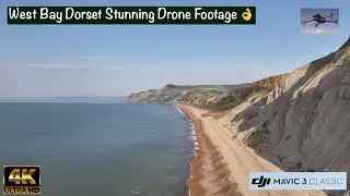West Bay Dorset Drone Flight | Breathtaking 4K Aerial Views