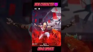 New Character Freefire 😯 OB42 Update 😈 How To use 🍷 #ob42updatefreefire #freefireupdate