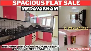 semifurnished new flat sale | ready to move flats sale in chennai medavakkamflat #new #home #flat