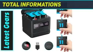 ReviewBEST GoPro Hero 12/11/10/9 Battery & Charger: Weekinend 3-Pack