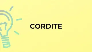 What is the meaning of the word CORDITE?