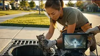 We Found a Kitten Trapped in a Drain Pipe &ndash; The Final Moment Will Shock You!