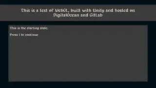 Testing Unity's WebGL build on Digital Ocean
