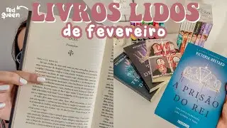 LIVROS LIDOS DE FEVEREIRO | Rainha Vermelha, A seleção e Um de nós está mentindo ✨💗