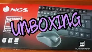 UNBOXING: NGS EUPHORIA - Kit teclado + rat&oacute;n inal&aacute;mbrico