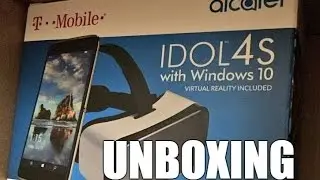 Alcatel Idol 4S with Windows 10 Unboxing