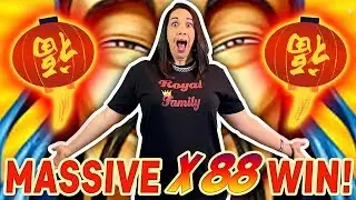 ★ MASSIVE 88X MULTIPLIER ★ RARE WIN ON A RARE OLD SLOT ★