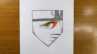 Naruto Eye Drawing Tutorial for Beginners | Step by Step