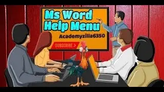 Ms Word Help menu