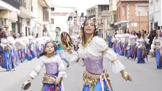 Villarrubia de lo Ojos disfruta de un Desfile de Carrozas y Comparsas de mucho nivel