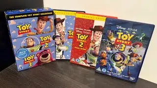 Распаковка DVD-диска с полной коллекцией «История игрушек» — Disney Pixar (Великобритания)