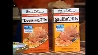 Mrs. Cubbison's Stuffin' Mix Commercial (1979)
