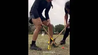 Training continues in Dallas-just NVTS having fun #nativeamerican #indigenous #stickball #lacrosse