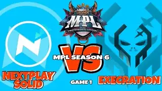 NXP SOLID VS EXECRATION  [Game 1] MPL-PH Season 6 Regular Season | MLBB