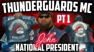 Pt 1 THUNDERGUARDS MC NATIONAL PRESIDENT JOHN Tells His Story ONLY on Chattin with Staxx