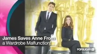 James Franco Saves Anne Hathaway From a Wardrobe Malfunction