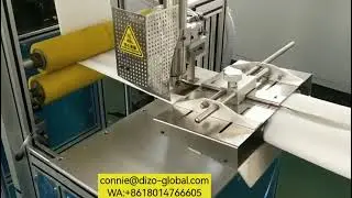 Non-woven filtering bag sealing and cutting automatic line/ hot air sealing of filtration bag
