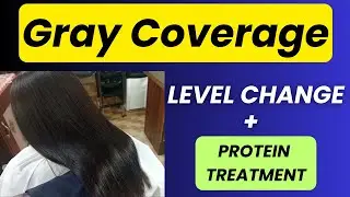 GRAY COVERAGE || LEVEL CHANGE || PROTEIN TREATMENT