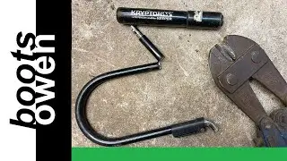 Bolt cutters vs Kryptonite Original Keeper bike lock --  in under 1 minute!