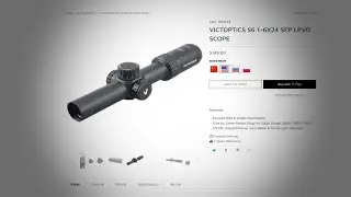 Vector Optics Victoptics S6 1-6x24 SFP LPVO Unboxing