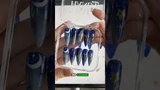 Zodiac Nail Art Idea 💫 | Scorpio & Constellation-Inspired Design #nailart #nailtrend