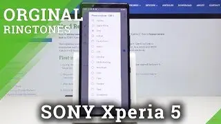 SONY Xperia 5 Ringtone List