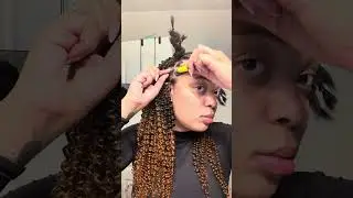 This is the entire process of how I used human hair crochet extensions,I really love this hairstyle.