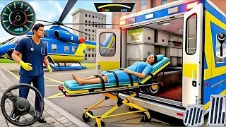 Ambulance City Rescue Simulator - 911 US Emergency Ambulance Driving 3D : Android Gameplay