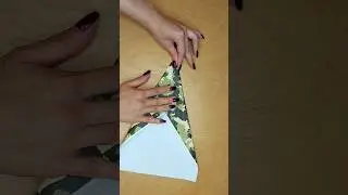 How to make a paper plane that flies very fast, origami craft  #craft #shorts