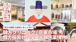 韓国Vlog | 漢方クリニック／京東市場 ／ソウル薬令市場／ソウル韓方振興センター／ソウル薬令市韓医薬博物館／サムギョプサル／明洞餃子