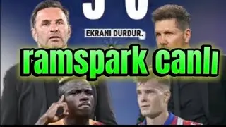 Galatasaray Atlatiko Madrid ramspark stadı canlı izle #galatasaray  #osimhen#şampoyonlarligi