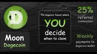 Moondoge.co.in Highly Paying Doge Faucet | Earn Dogecoin Claim Every 5 Minutes | InitialOfEarn 2019