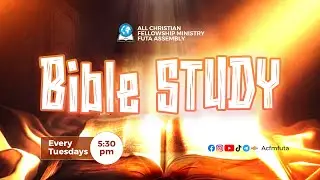 BIBLE STUDY | THE CHURCH AS LIVELY STONES CONTD | 20/1/2026
